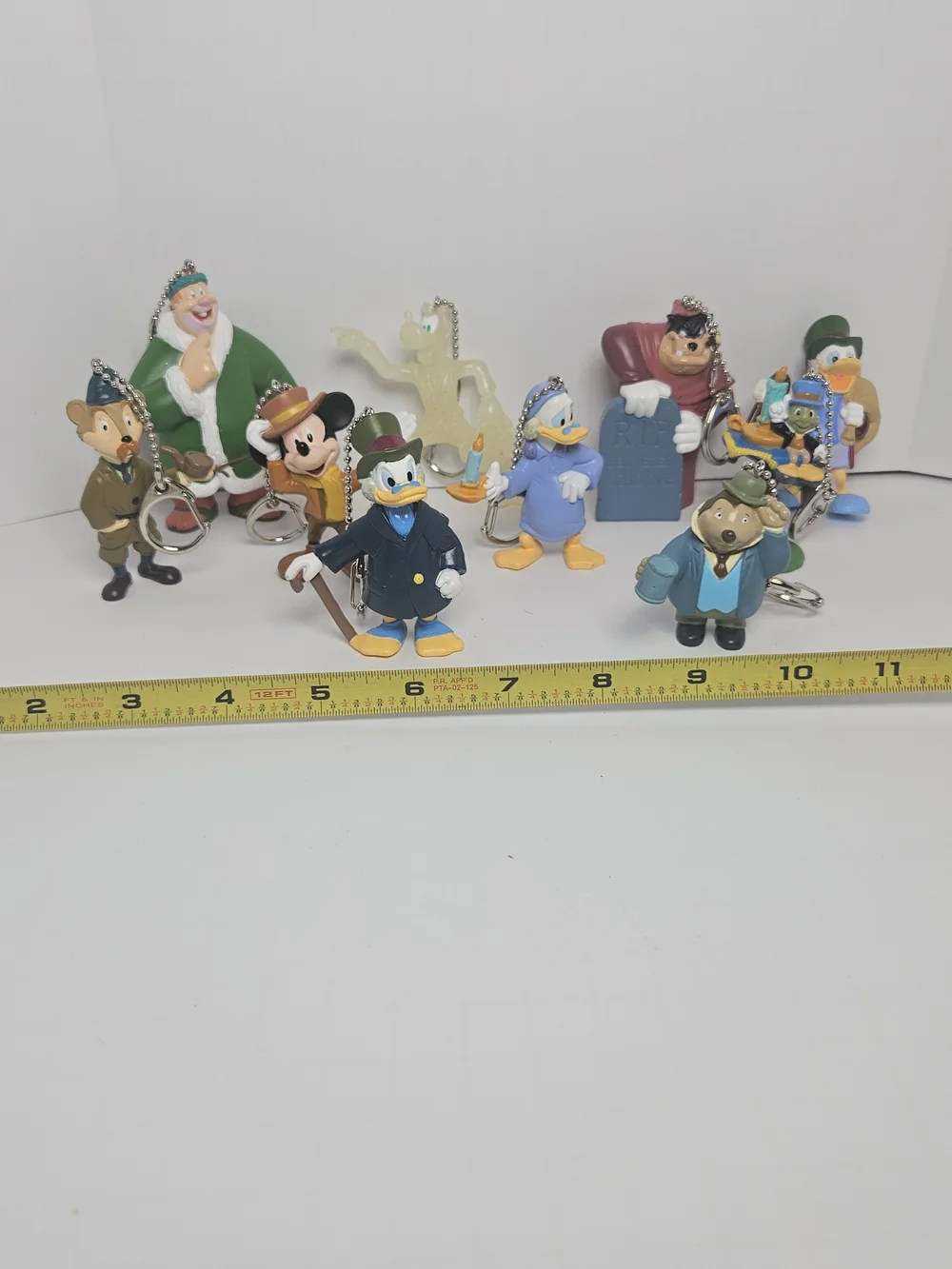 Disney Multicolor Classic Character Keychain Lot - Mickey, Donald & Friends